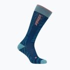 Női sízokni Icebreaker Merino Ski+ Light OTC Mountain Contour Atlantis/Hydro/Acid Pink