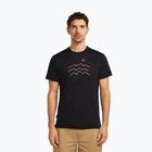 Férfi póló icebreaker Merino 125 Cool-Lite Sphere Tee Across The Peaks black