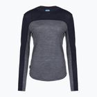 Női hosszú ujjú felső icebreaker Merino 125 Cool-Lite Sphere Tee CB midnnavy hthr/midnnavy/cb