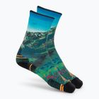 Női zokni Smartwool Hike Mountain Lake Print Crew capri