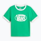 Női póló Vans Center Chest Ringer Tee vivid verdant