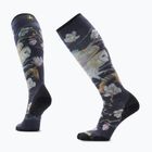 Női sízokni Smartwool Ski Zero Cushion Nightwatcher Prrint OTC black