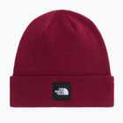 Téli sapka The North Face Dock Worker Recycled Beanie burgundy crush