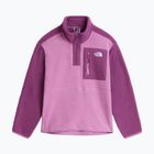 Gyerek polár pulóver The North Face Yumiori 1/4 Zip hushed lavender