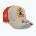 New Era Summer Patch Trucker baseball sapka világos bézs színben