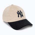 New Era Block Cord 9Twenty New York Yankees baseball sapka világos bézs színben