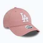New Era League Essential 9Forty Los Angeles Dodgers sötét rózsaszín baseball sapka