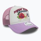 New Era Fruit Graphics Trucker New York Yankees sötét rózsaszín baseball sapka