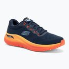 SKECHERS férfi cipő Arch Fit 2.0 navy bőr/multi trim