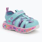 SKECHERS gyermek szandál Play Scene Splash Cute Crew türkiz/lilaszínű szandál