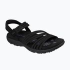 Női szandálok SKECHERS Reggae Slim Coffee Run black
