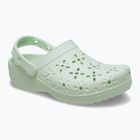Crocs Classic Floral Cutout Clog flip-flop jade árnyalatú flip-flopok