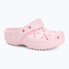 Crocs Classic Floral Cutout Clog Gyerekek Gyermek flip flop rózsaszín tej