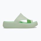 Női flip-flopok Crocs Getaway Platform Toe Loop jade tint