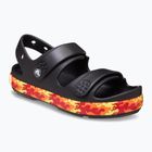 Crocs Crocband Cruiser Flames fekete gyermek szandálok