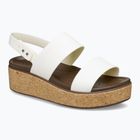 Női Crocs Brooklyn Cork Low Wedge kréta szandálok