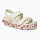 Gyerek szandál Crocs Crocband Cruiser Glow Confetti Band summit white/guava