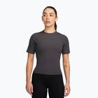 Női póló Nike Zenvy Rib Dri-Fit Thunder Grey/White