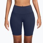 Női Nike One High Waisted 8" Biker rövidnadrág éjfekete tengerészkék