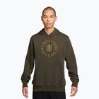 Férfi tenisz pulóver Nike Court Dri-Fit Heritage French Terry Hoodie dark hazel/saffron quartz