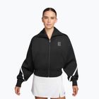 Női tenisz felső Nike Advantage Dri-Fit FZ black/white