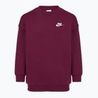 Gyerek pulóver Nike Sportswear Club Fleece burgundy/white