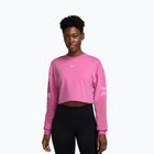 Női edzőpulóver Nike Pro Dri-Fit Loose Crew-Neck playful pink/pink foam/white