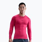 Férfi hosszú ujjú edzőfelső Nike Pro Dri-Fit Tight Fitness rush pink/black