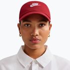 Baseballsapka Nike Club Unstructured Futura Wash team crimson/white