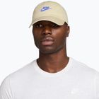 Baseball sapka Nike Club Unstructured Futura Wash light khaki/sapphire