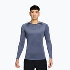 Férfi hosszú ujjú edzőfelső Nike Pro Dri-Fit Tight Fitness diffused blue/black
