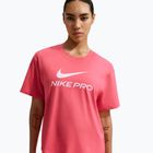 Női edzőpóló Nike Pro Dri-Fit Loose sea coral/white