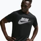 Férfi futópóló Nike Miler Dri-Fit UV black/white