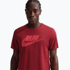 Férfi futópóló Nike Miler Dri-Fit UV team crimson/light crimson