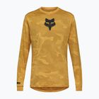 Férfi kerékpáros hosszú ujjú póló Fox Racing Ranger Tru Dri bronze