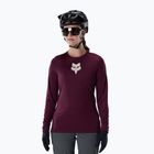 Női kerékpáros hosszú ujjú póló Fox Racing Ranger Fox Head LS dark maroon