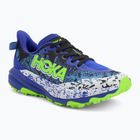 Gyerek futócipő HOKA Speedgoat 6 night sky/neon lime
