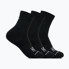 Zokni HOKA Quarter Run Sock 3-Pack black/black/black