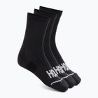 Zokni HOKA Quarter Run Sock 3-Pack black/black/black
