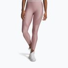 Női leggings Under Armour HeatGear Rib tourmaline pink/tourmaline pink/white