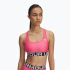 Under Armour HG Authentics Mid Branded edzőmelltartó szuper rózsaszín/fehér