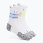 Under Armour Velociti Run Cushion zokni 3 pár fehér/fehér/visszaverő