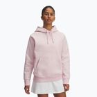 Női pulóver Under Armour Rival Fleece Hoodie prime pink light heather/prime pink
