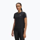 Női edzőpóló Under Armour Tech Wordmark Tape black/white/white
