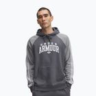 Férfi Under Armour Rival Fleece Colorblock kapucnis pulóver castlerock/mod gray/white