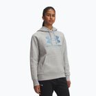 Női pulóver Under Armour Rival Feelce Shimmer Hoody mod gray light heather/iridescent