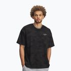 Férfi edzőpóló Under Armour HTW Athletic Dept AOP Black/White