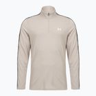 Férfi pulóver Under Armour Tech Taping 1/2 Zip timberwolf taupe/black/white