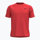 Férfi edzőpóló Under Armour Tech Textured venom red/black