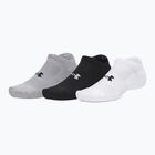 Férfi zokni Under Armour Performance Cotton NS 3 pack white/steel/steel